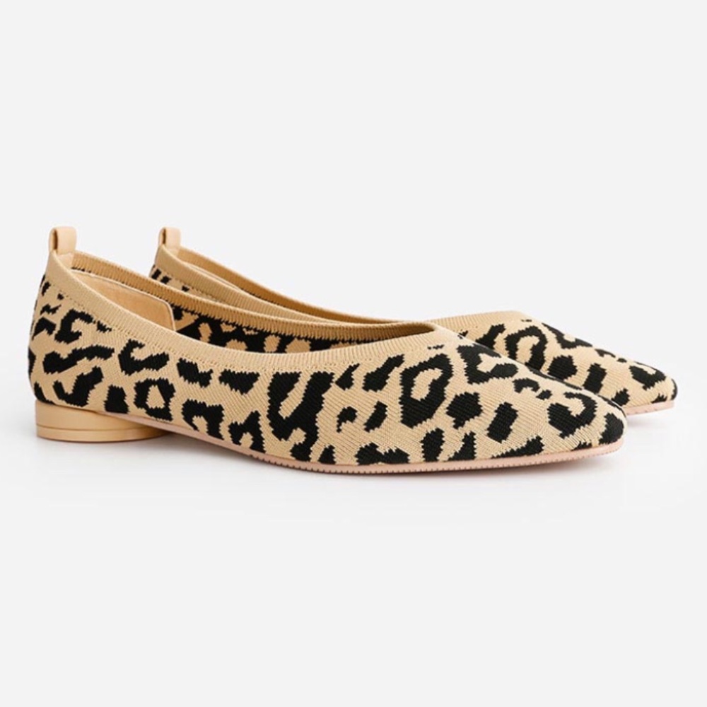NWOT Tijn Ashley Flats in Leopard 9M